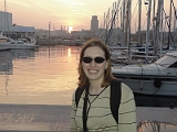 Erica And Sunset In Barcelona